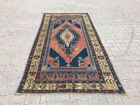 150x300 Vintage Teppich,Teppich 200x300,Boho Teppich,handgefertigter Teppich ,Teppich 300x300, Boho Teppich,Teppich 200x300, Schlafzimmerteppich,Teppich,A-421