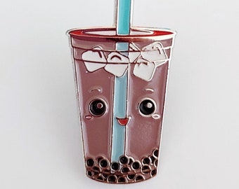 Boba Tea Enamel Pin