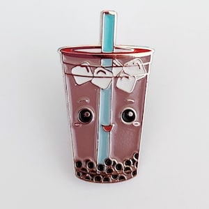 Boba Tea Enamel Pin