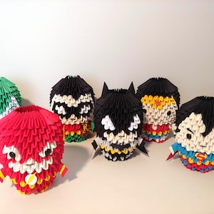 3D Origami DC Superheroes