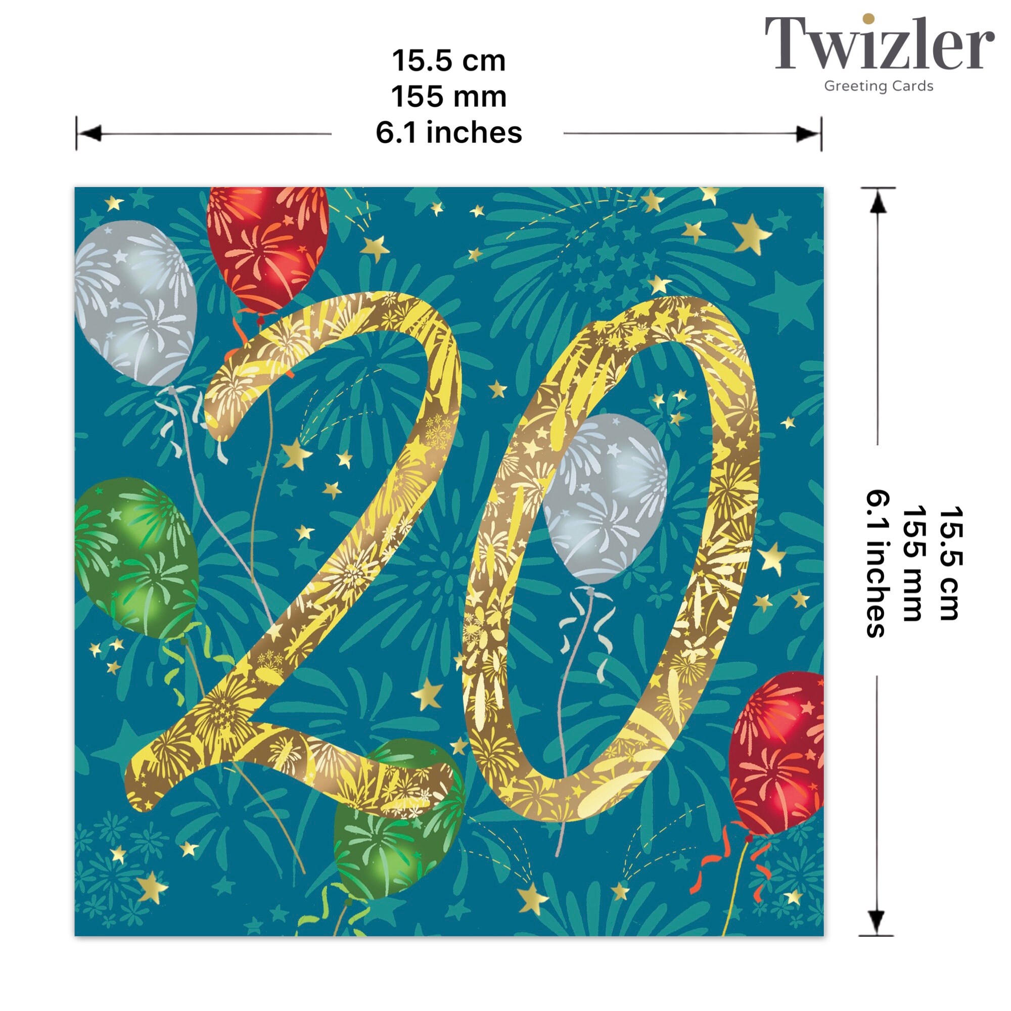 Confezione Di 20 Biglietti Di Auguri Di Buon Compleanno Misti | Con Buste | Per Lui E Per Lei | SOL