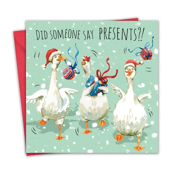 Son And Daughter In Law Cute Christmas Birds Card - View #10