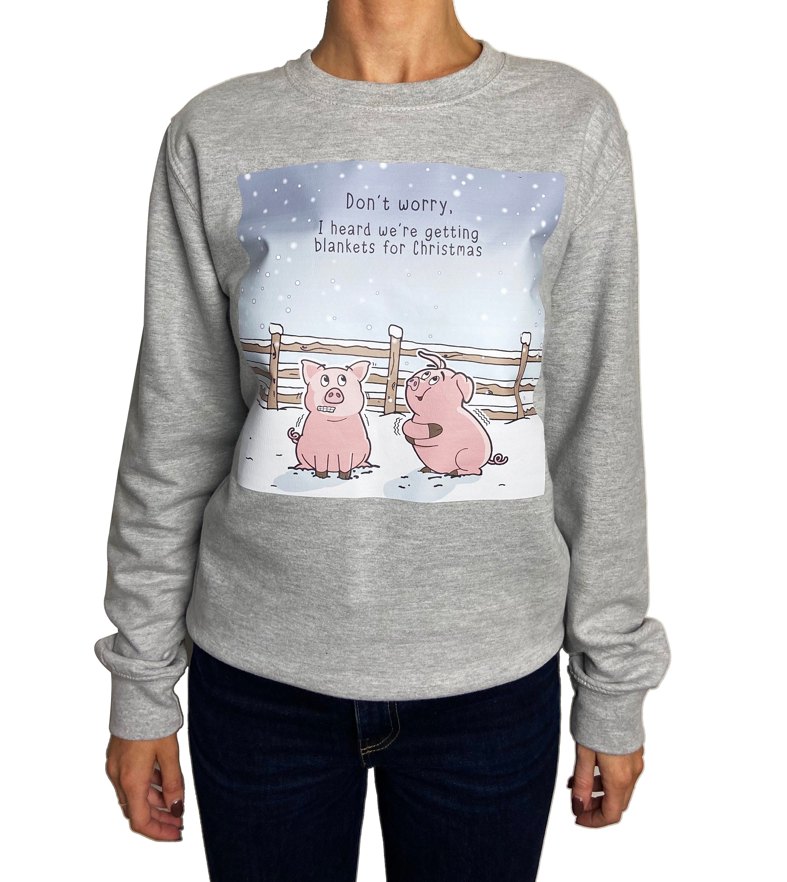 Funny Christmas Jumper Pigs in Blankets Ugly Xmas Jumper Etsy