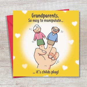 Tarjeta para nuevos abuelos - Tarjetas divertidas para nuevos nietos - Tarjeta para nueva nieta - Tarjeta para nuevo nieto