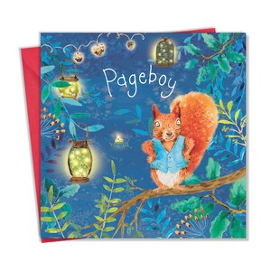 Tarjeta de paje - Tarjeta de paje - Tarjeta para paje - Tarjeta para paje