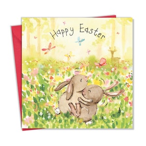 Coniglietti di Pasqua - Regali di Pasqua - Biglietto di Pasqua per la mamma - Biglietto di Pasqua per la nipote - Biglietto di Pasqua per il nipote - Biglietti di Pasqua per i bambini - Biglietto per Pasqua