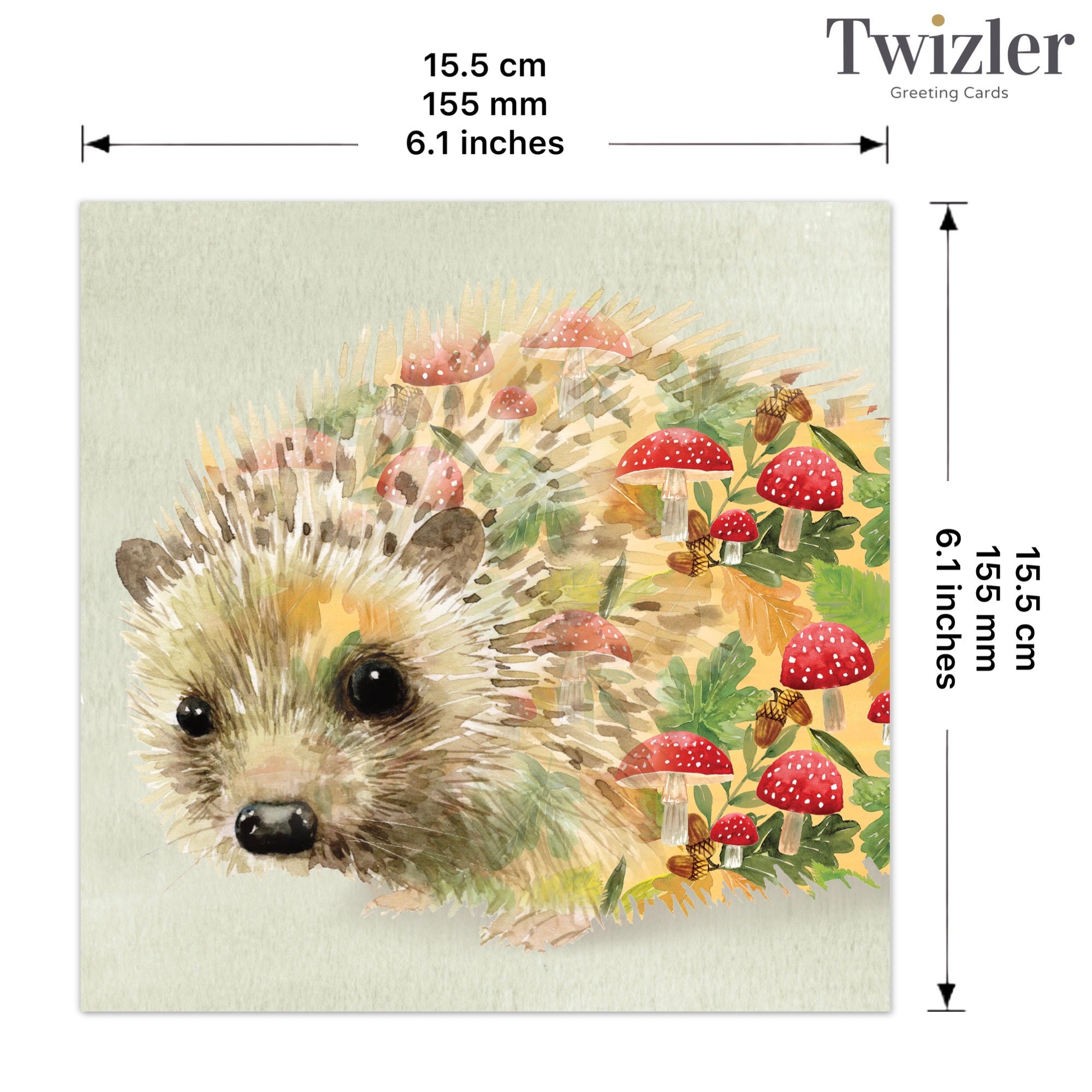 Twizler Carte De Vœux Paresseux - Intérieur Vierge Pour Toutes Les