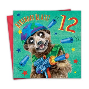 EXERZ 24-delige Wenskaartenpakket - 12 Unieke Ontwerpen X 2 - Verjaardagskaarten Voor Jong & Oud - Met Glitter - FSC-gecertificeerd