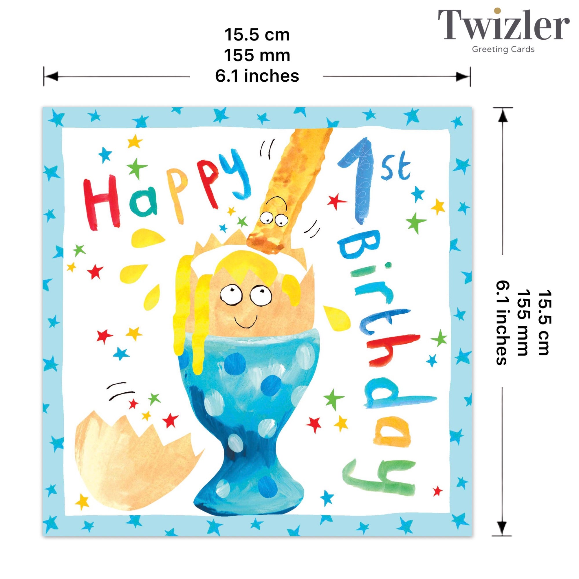 Twizler Geburtstagskarte Für Jungen Zum 3. Geburtstag – Superhelden-Motiv, 15,5x15,5 Cm Mit Rotem Umschlag