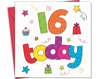 Biglietto Personalizzato Per Il 16° Compleanno Del Nipote, Biglietto - Foto 11