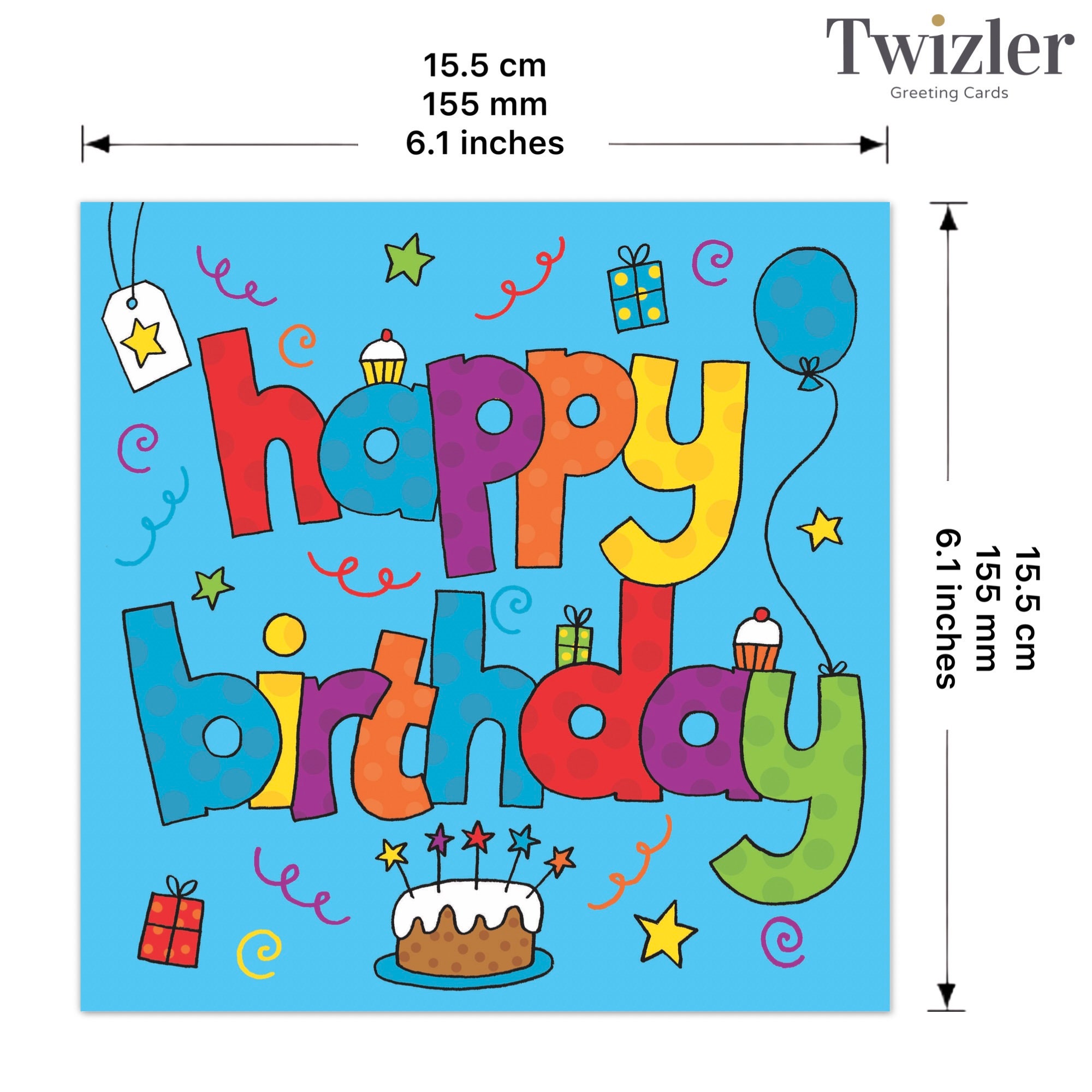 CENTRAL 23 20 Tarjetas De Feliz Cumpleaños Para Niños, Surtido A Granel, Tarjetas De Felicitación De