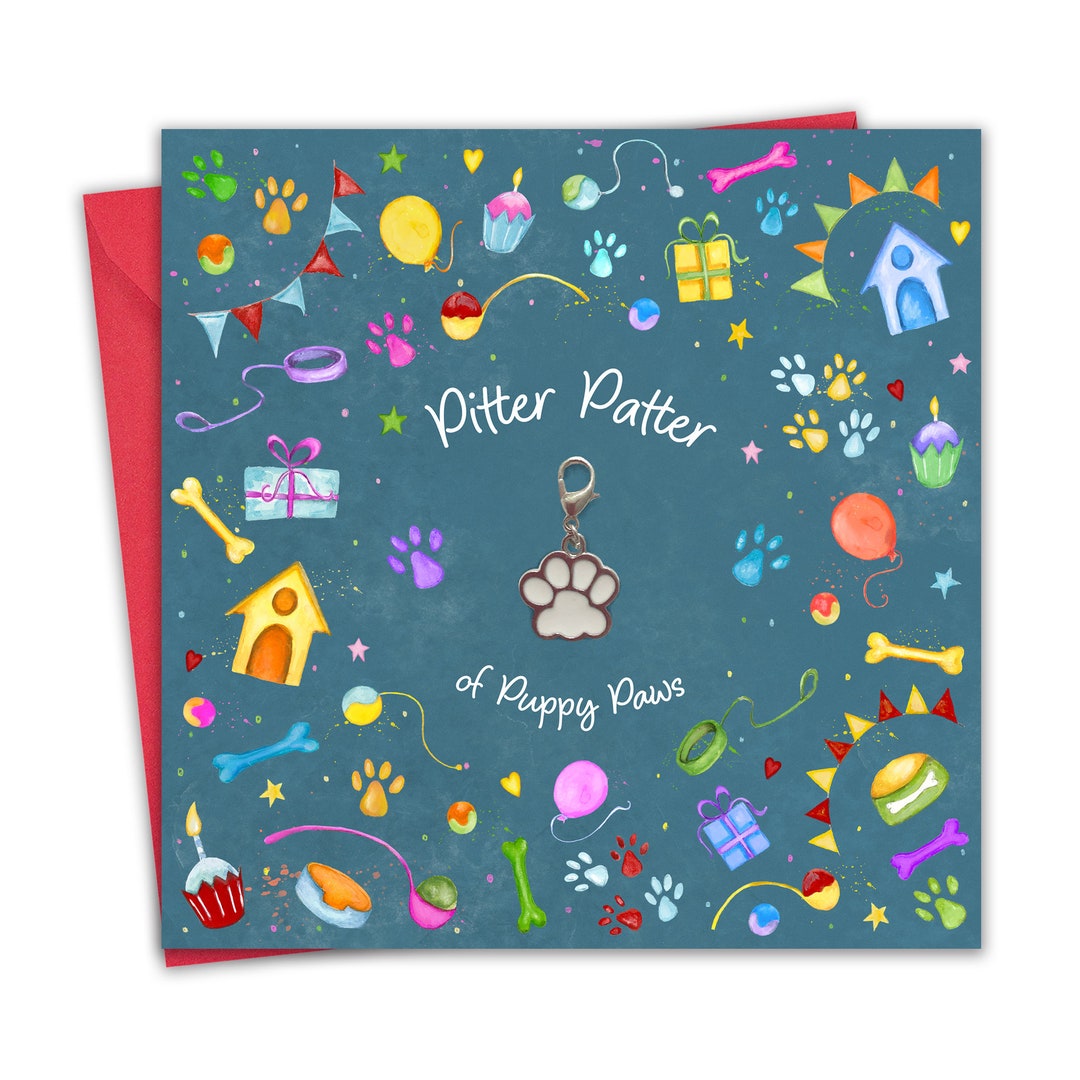 SANTORO Swing Card - Doggy Bath Time Biglietto Di Auguri 3D A Forma Di Cane E Cucciolo