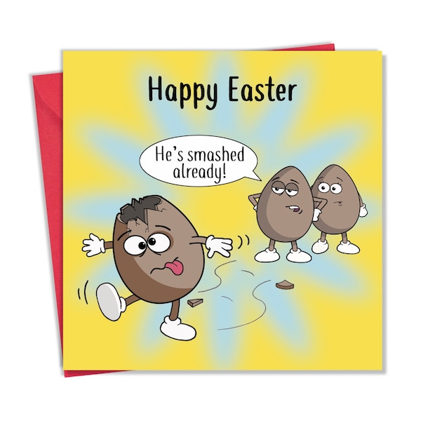 Twizler Funny Easter Cards – Funny Easter Card Granddaughter – Funny Easter Card Grandson – Funny Easter Card Mum & Dad - Funny Easter Gifts