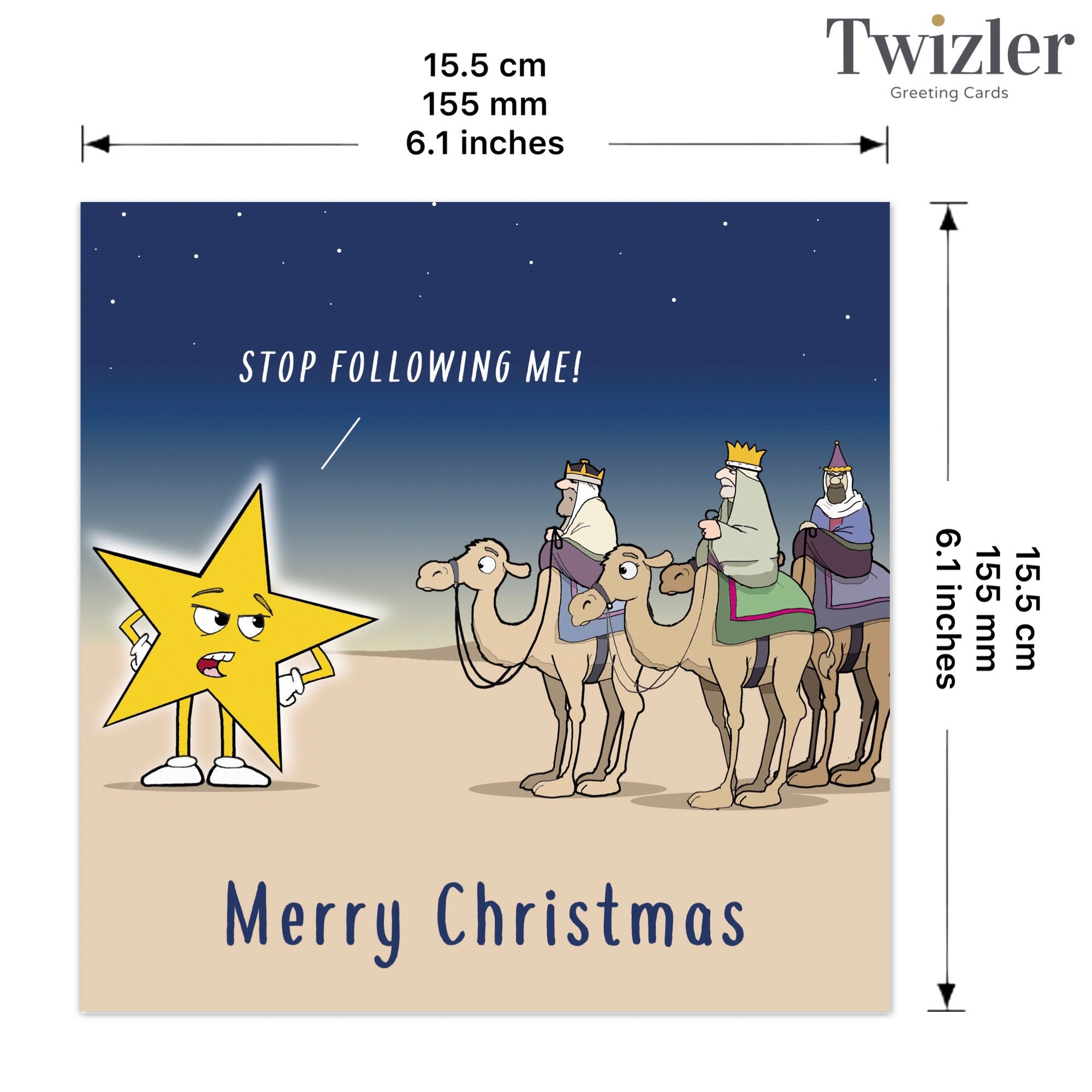 Funny Christmas Card Three Wise Men - Merry Christmas Card Funny