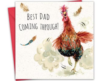 Father's Day Card - Best Dad - Funny Fathers Day Card