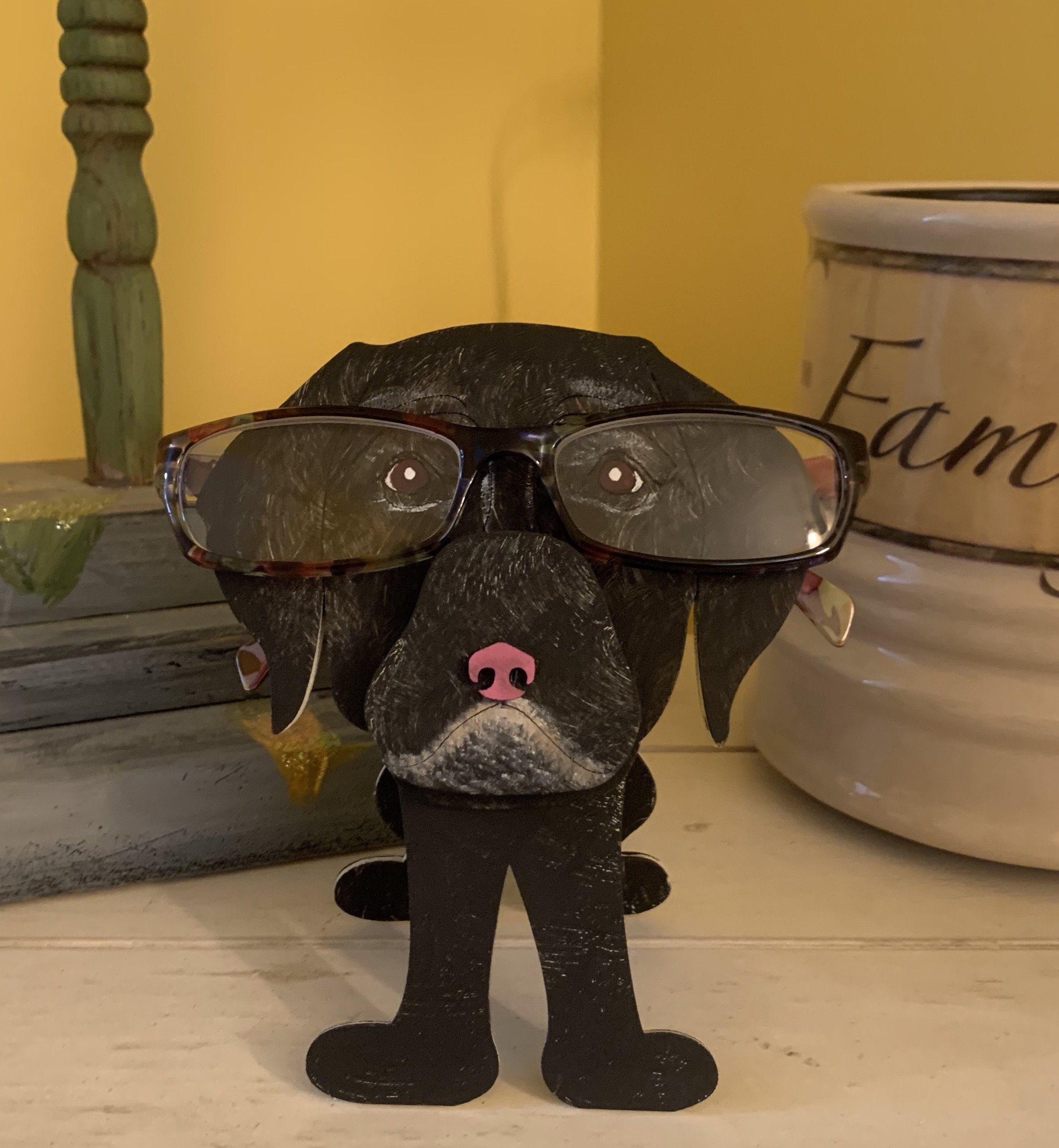 Lab Eyeglass Holder 3 Color Choices please Note Shipping Etsy