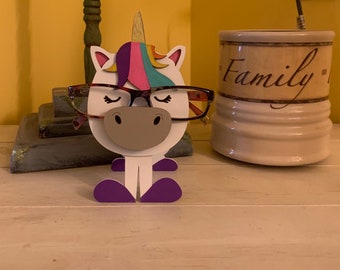 Unicorn Eyeglass Holder  ***Please Note Shipping Times Before Ordering!**