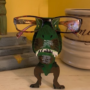 T-Rex Eyeglass Holder****Please note shipping times before ordering****