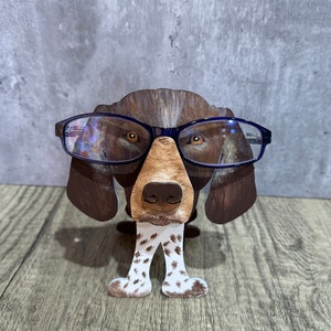 German Shorthair Pointer (GSP)  Eyeglass Holder****Orders placed after Dec 10th are NOT guaranteed for xmas delivery****
