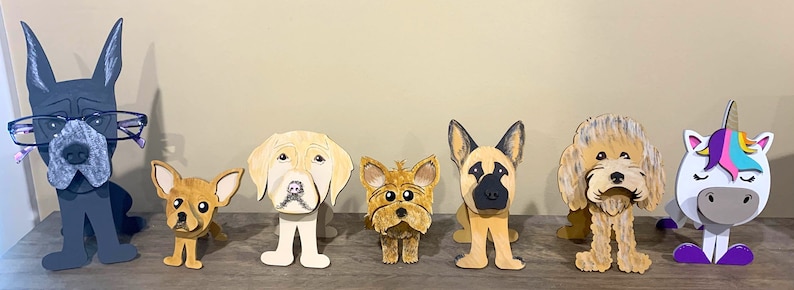 Dog Glasses Holder, Metal Dog Sculpture, Eyeglass Stand, Desk Organizer, Animal Lover Gift image 4