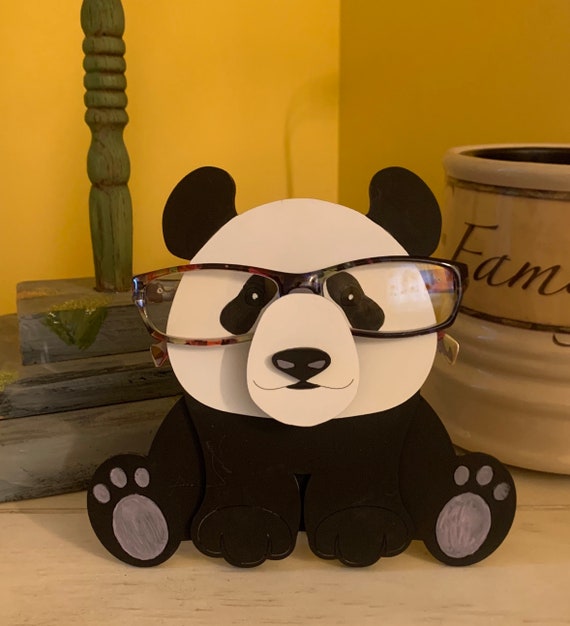 Panda Bear Eyeglass Holder