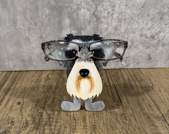 Schnauzer  Eyeglass Holder   ***Please note shipping times***