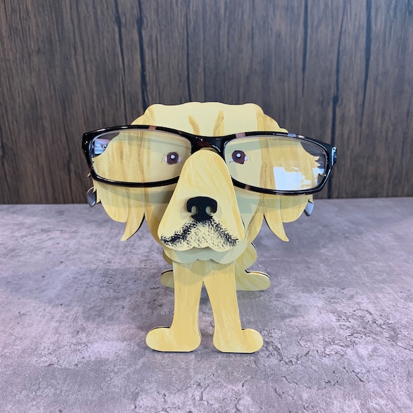 Golden Retriever Eyeglass holder