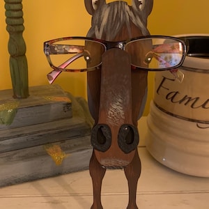Pferd Brillenhalter **Bitte Versandzeiten beachten!****Bitte vor Bestellung Versandzeiten beachten**