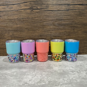 3 oz Mini Shot Glass Bling Rhinestone Tumbler****Please note shipping times before ordering****