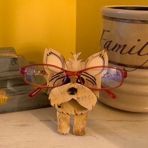 Yorkie Eyeglass Holder   ***Please note shipping times****