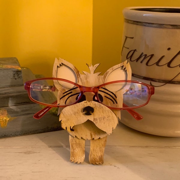 Yorkie Eyeglass Holder   ***Please note shipping times***