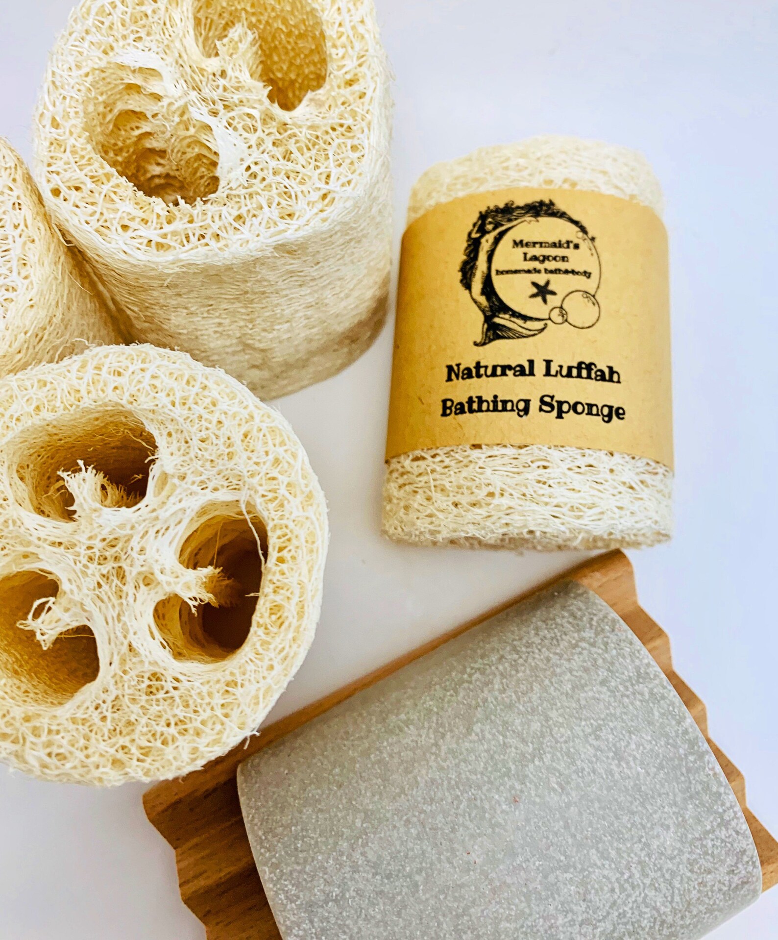 Best Seller Natural Luffah Bath Sponge Luffa Loofah Loofa Etsy