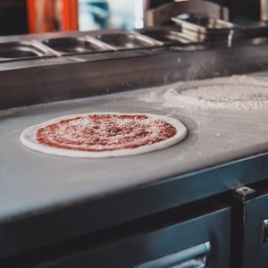 yeast sourdough pizza crust yeast starter, very sour very active the beast @