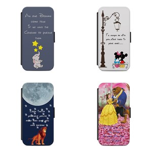 Personalice DUMBO ELEPHANT FLIP H03 Funda de teléfono de regalo de lujo personalizada para Iphone y Samsung Flip Wallet Regalo único