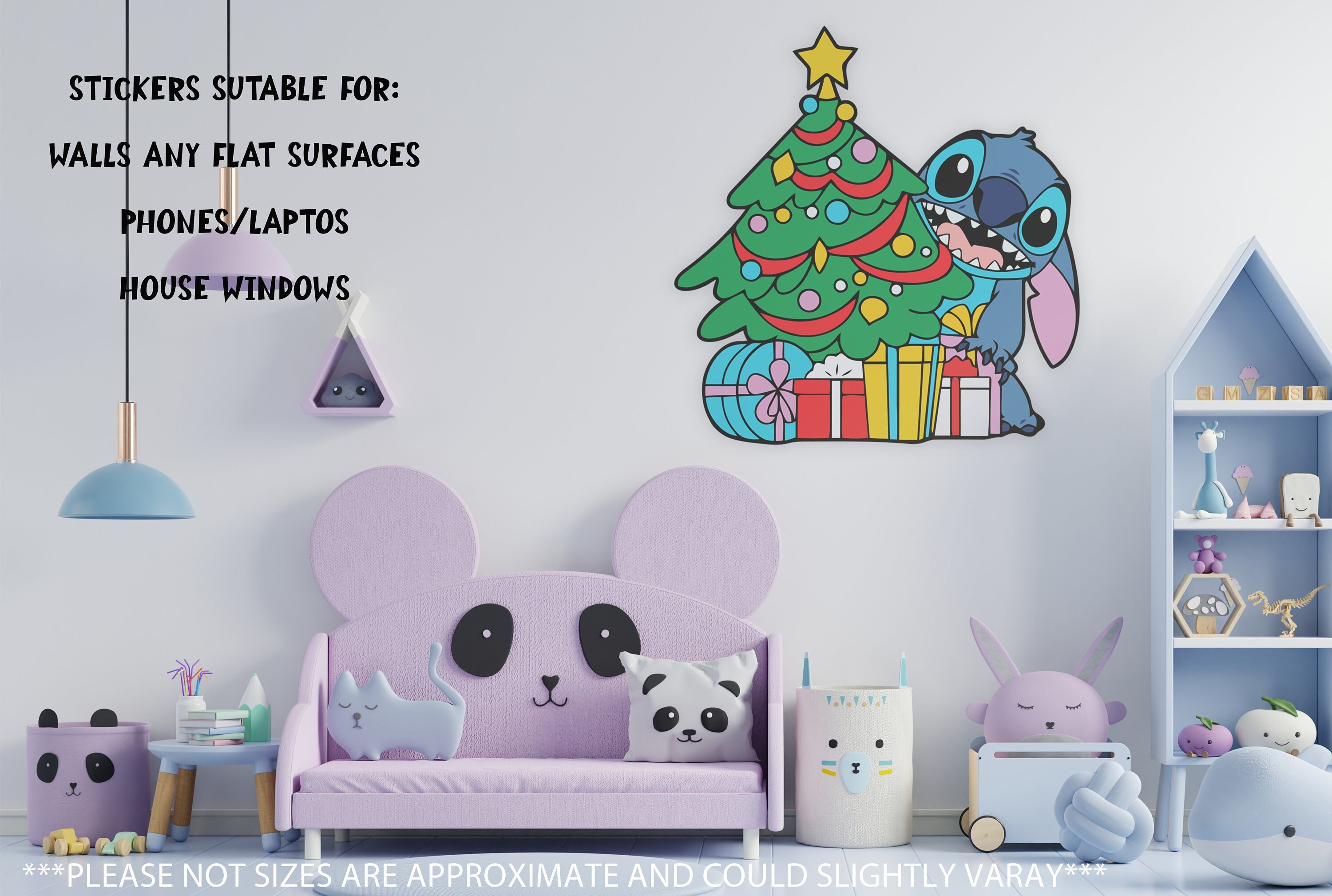 Stitch Wall Decal Vinyl Sticker Nursery Wall Decor Sign Stitch