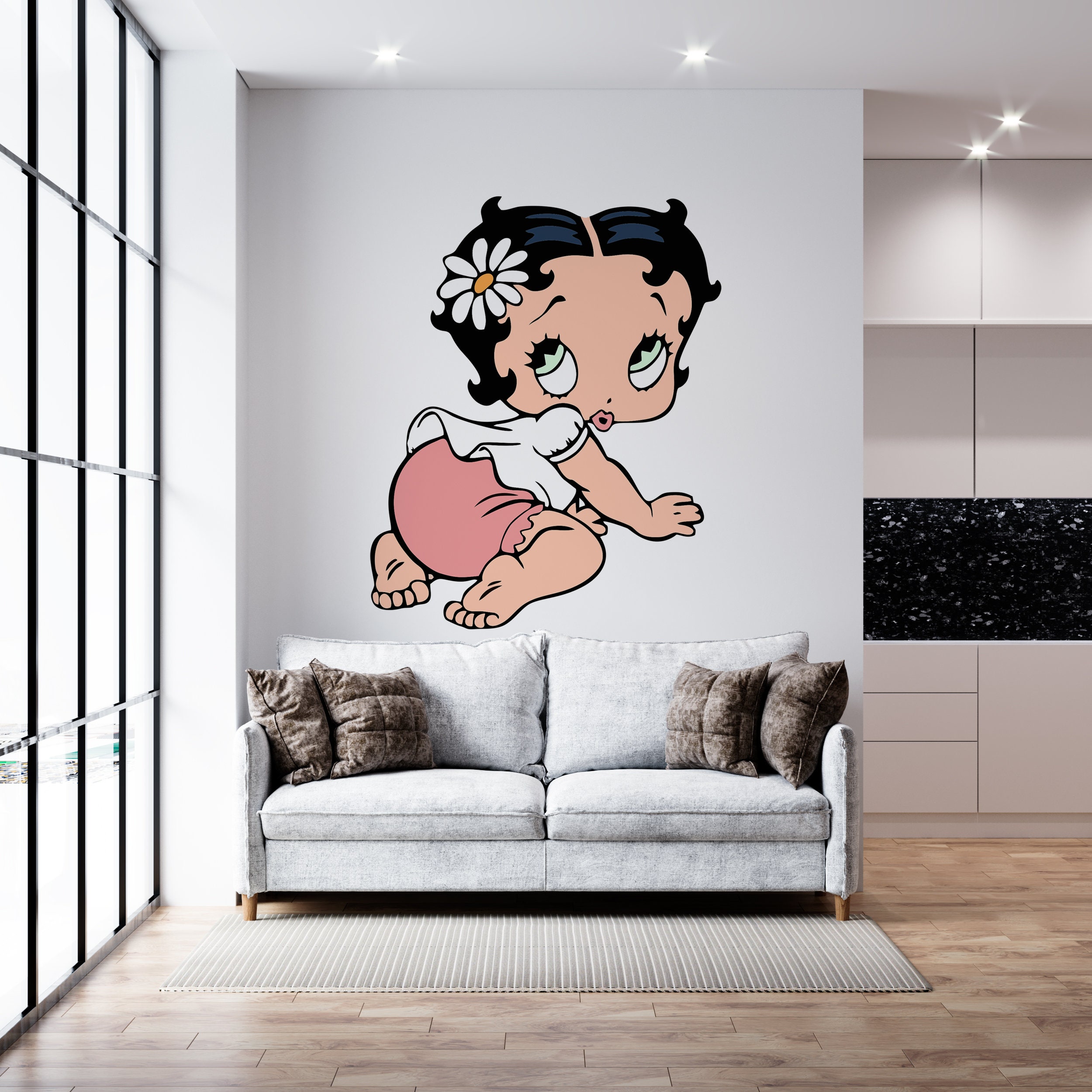 Betty Boop Cartoon Sticker - Pro Sport Stickers