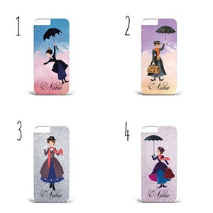 Personalised mary poppins initials poppins mary  unique Printed Name Custom Luxury Gift Phone Case For Iphone & Samsung HARD PLASTIC