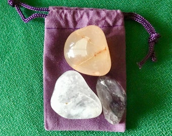 Relaxation and Awareness ~ 3 Stone *Charged Crystal* Kit