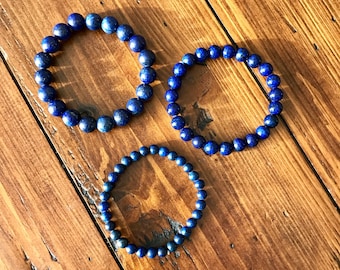 Lapis Lazuli Round Bracelet