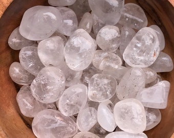 CHARGED~ Clear Quartz Crystal Tumble