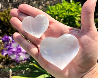 Selenite Heart