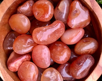 Tumbled ~CHARGED~ Carnelian Crystal
