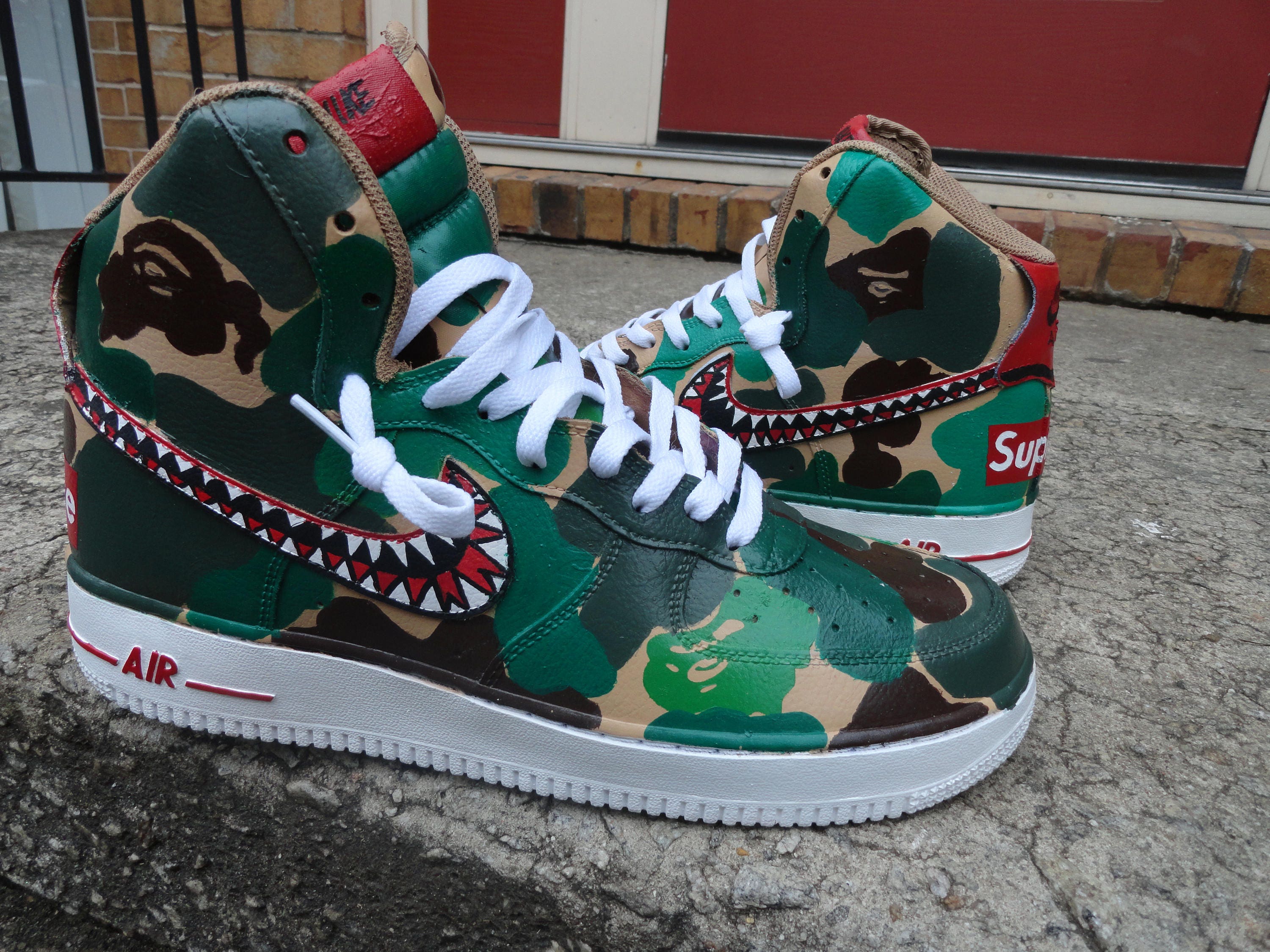 bape coach air force 1