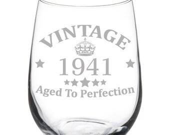 80th Birthday Personalised Crystal Wine Glass With Gift Box 80th Gift Idea For Ladies Your Message Engraved 80th Present For Men 80th Birthday Personalised Crystal Wine Glass With Gift Box 80th Gift Idea For Ladies Your Message Engraved 80th Present For Men