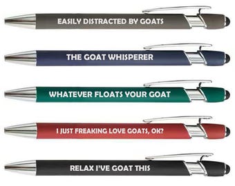 Goat Lover Set of 5 Pens Gift