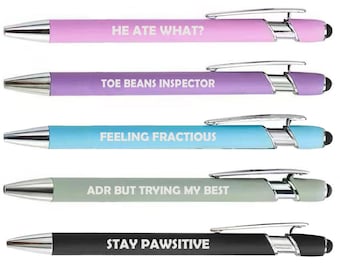Vet Tech Veterinarian Gift Set of 5 Pens
