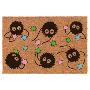 Anime Sprites Coir Doormat Welcome Front Door Mat New Home Closing Housewarming Gift