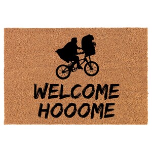 Welcome Hooome Funny Coir Doormat Welcome Front Door Mat New Home Closing Housewarming Gift
