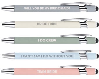 Bridesmaid Proposal Set of 5 Pens Gift