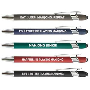 Mahjong Set of 5 Pens Gift